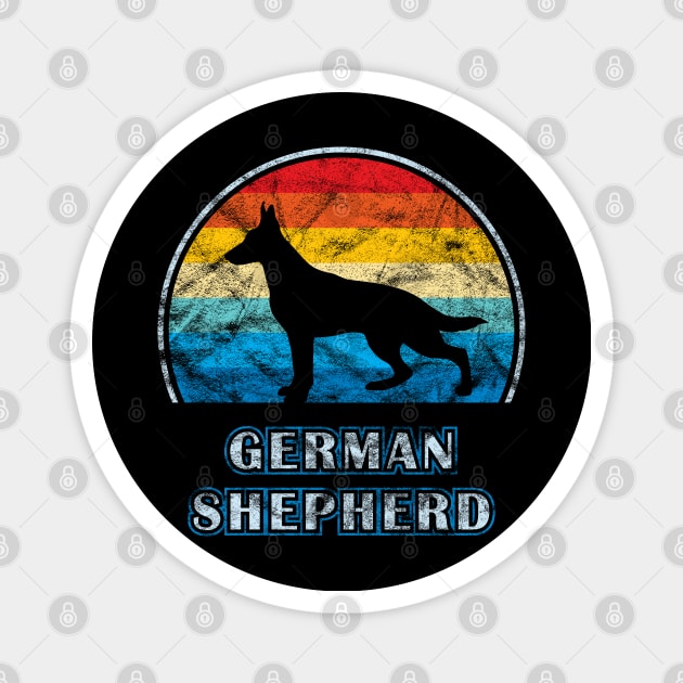 German Shepherd Vintage Design Dog Magnet by millersye